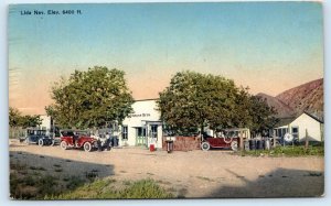 LIDA, NV Nevada ~ GHOST TOWN Street Scene ~ STORE, Gas c1910s Cars  Postcard