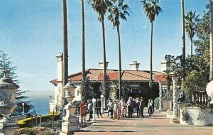 Tour Group HEARST CASTLE San Simeon, California c1950s Vintage Postcard