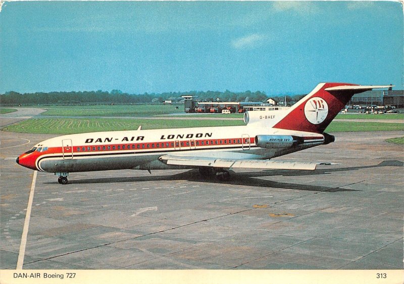 US29 Aviation plane transportation airplane Dan-Air Boeing 727