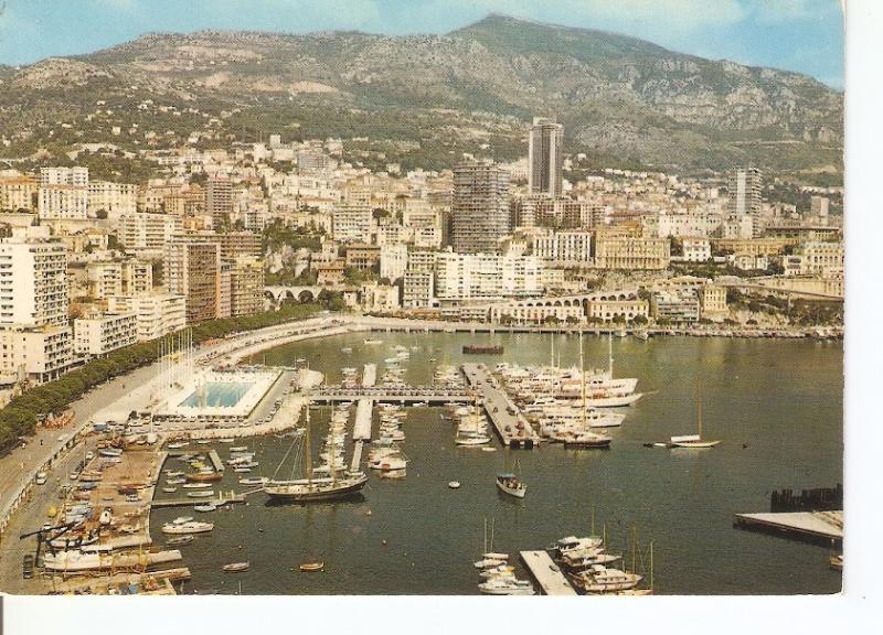 Postal 034037 : La Cote dAzur inoubliable. Principaute de Monaco Le Port et S...