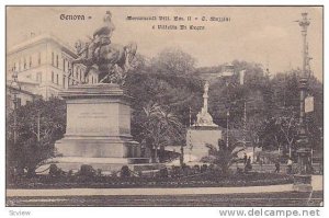 Monument Vitt. Em. II - G. Mazzini E Villetta Di Negro, Genova (Liguria), Ita...