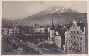 Switzerland Luzern mit Pilatus