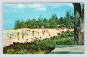 Accra Beach Christ Church Barbados West Indies UNP Unused Chrome Postcard L13