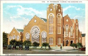 Florida St Petersburg First Avenue Metodist Episcopal Church Curteich