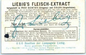 c1900s Liebig's Fleisch Extract Styrian Farmers Trade Card Carnival Dance C27