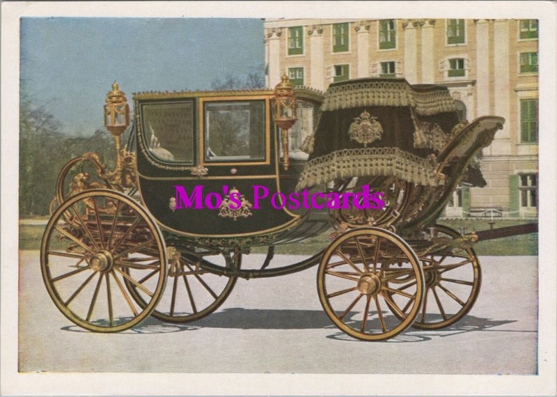 Austrian Transport Postcard - Vienna, Wien, Coach of Empress Elizabeth  RR20383