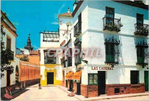 Postcard Modern Sevilla Santa Cruz Las Cadenas District