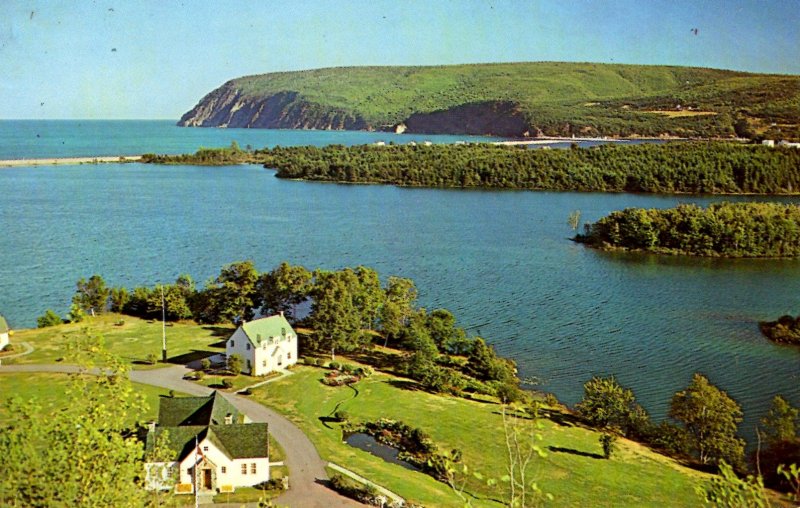 Nova Scotia, Canada - Cape Smokey & entrance to Cape Breton Natl Park - 1970s