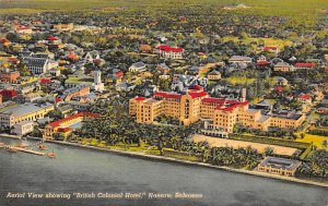 Aerial View, British Colonial Hotel Nassau in the Bahamas Unused 