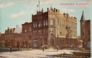 Tarentum Pennsylvania Economy Block, Undivided Back, Vintage Postcard U17808