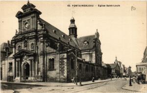 CPA FONTAINEBLEAU - Église St-Louis (436256)