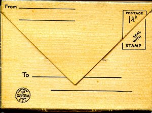 Empty Envelope/Package for Postcard Set (3.25 X 4.50)