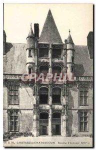 Old Postcard Chateau of Chateaudun Steps XVI honor