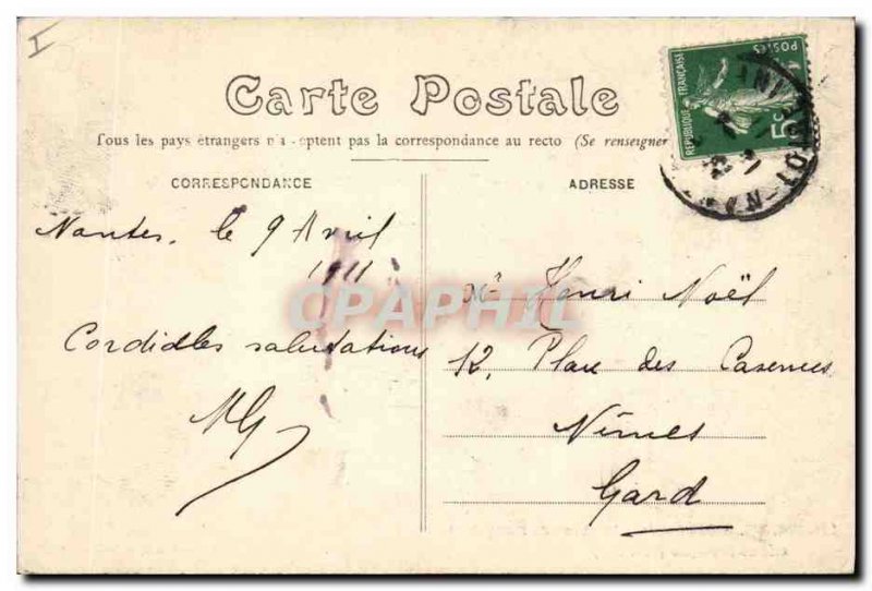 Postcard Old Death Nantes Cathedral Tomb of Francis II Duke of Brittany Lion