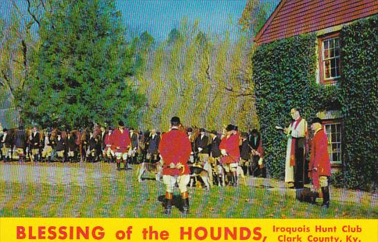 Kentucky Clark County Fox Hunt Blessing Of The Hounds Iroquois Hunt Club St H...