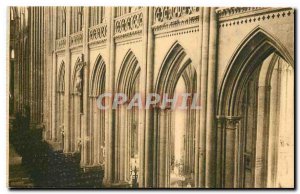 Old Postcard Cathedral Coutances Arcades of the Nave