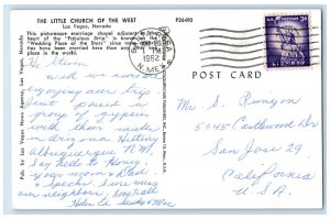 1962 The Wedding Place of the Stars Little Church of West Las Vegas NV Postcard 