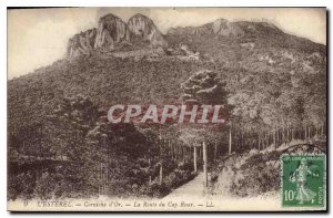 Old Postcard L'Esterel Corniche The Golden Cap Roux road