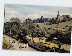 M-171309 Princes Street Gardens and The Old Town Skyline Edinburgh Scotland