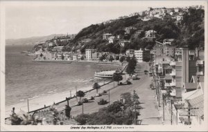 RPPC Postcard Oriental Bay Wellington  NZ New Zealand