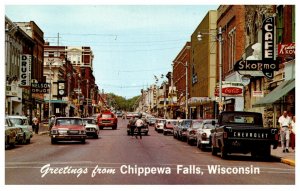 Wisconsin   Chippewa Falls  Business district