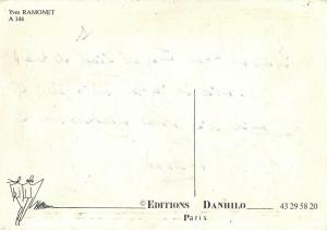 Love comic greetings postcard France