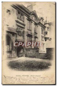 Old Postcard Bourges Hotel Lallemand
