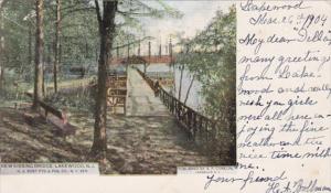 New Jersey Lakewood The New Kissing Bridge 1904