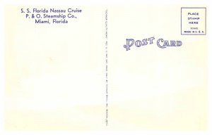 Postcard BOAT SCENE Miami Florida FL AR6078