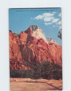 Postcard Mountain Of The Sun Zion National Park Utah USA