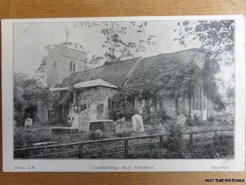 c1910 - Chingford Old Church - near Walthamstow