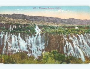 Unused Divided-Back WATERFALL Tuttle - Near Hagerman & Twin Falls Idaho ID E4454