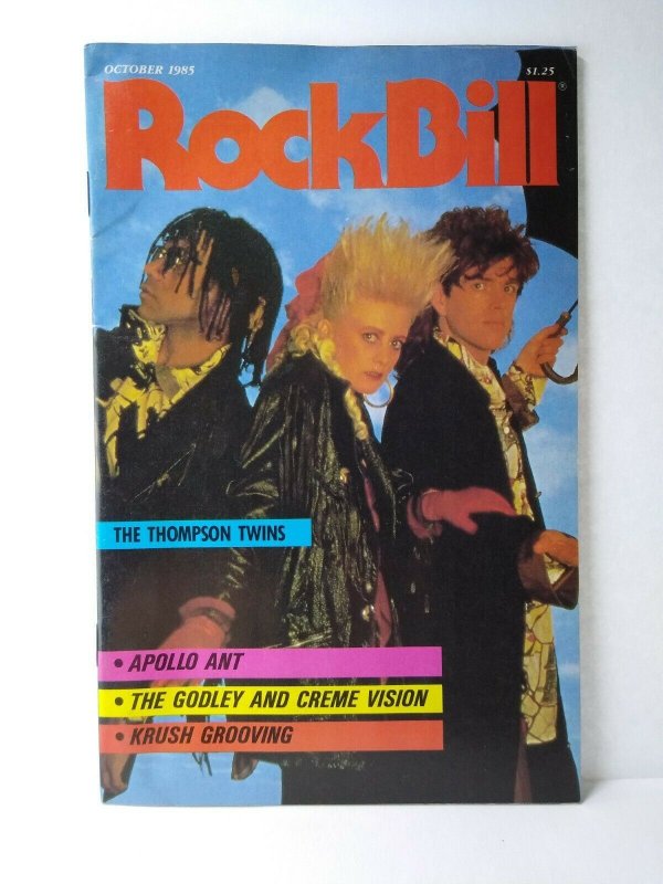 RockBill Magazine Thompson Twins Adam Ant Godley And Creme Krush Groove Oct 1985