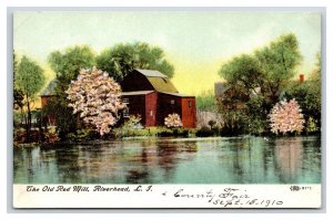 Old Red Mill Riverhead Long Island NY New York UNP DB Postcard V17