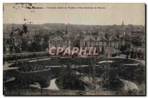 Old Postcard Rennes New Garden Tabor and Vue Generale Rennes