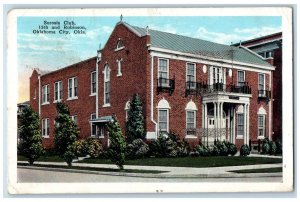 1928 Sorosis Club Robinson Exterior Building Oklahoma City Oklahoma OK Postcard 