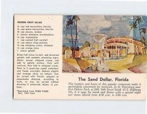 Postcard The Sand Dollar, St. Petersburg, Florida