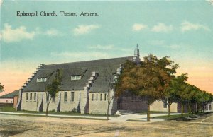 Postcard; Episcopal Church, Tucson AZ, T.A. 211, Unposted c.1910