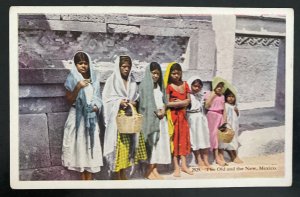 Mint Usa Picture Postcard Native American Indian The Old And The New Mexico