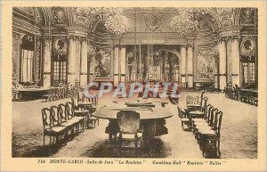 Old Postcard MONTE CARLO - Games Room Roulette