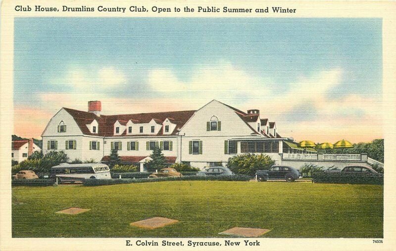 Club House Drumlins Country Tichnor Summer Winter 1940s Syracuse New York  6151