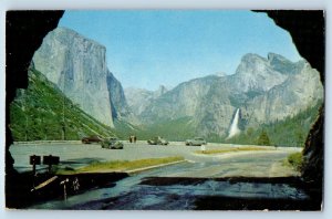 1954 Portal Of Grandeur View Of Valley Yosemite National Park California Postcar