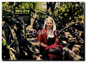 Modern Postcard Ma Normandie costumes and scenes champetres