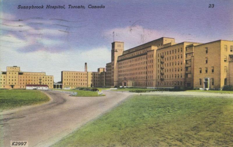 Sunnybrook Hospital Toronto Ontario ON Vintage Postcard E12