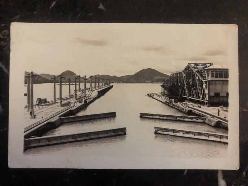 Mint Panama Canal Zone RPPC REal Picture Postcard Channel