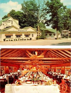 2~ca1950's Postcards STOCKHOLM NJ New Jersey JORGENSEN'S INN Roadside Restaurant