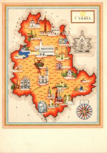 Italy Umbria Map Of The Province