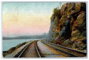 1908 Devils Lake Baraboo Wisconsin WI Antique Rotograph Co. Postcard