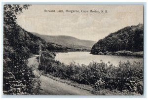 c1910 Harvard Lake Margaree Cape Breton Nova Scotia Canada Unposted Postcard