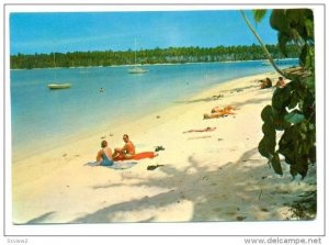 On The Club's Beach, Moorea, Tahiti, Oceania, 1950-1970s